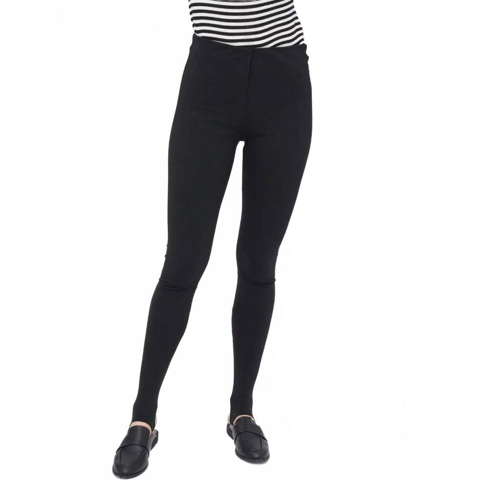 NEW BACI elastic waist skinny pant in black